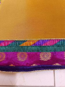 Mustard Yellow Saree