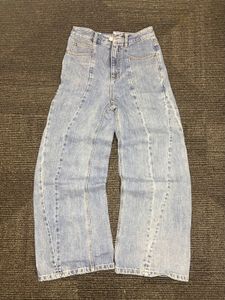 Wide Leg Denim Jeans