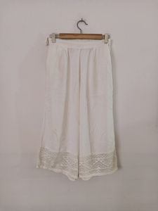 White Casual Pant ( Women's )