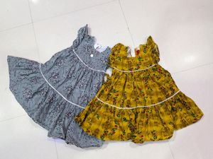 Combo Summer Cotton Dress For 5year Old