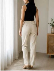 Elegant Piazza Sempione Beige Formal Trousers