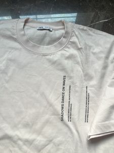Zara off white T-shirt