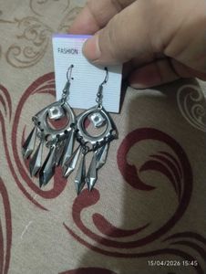 COMBO...Elegant Gold &amp; Black Statement Earrings