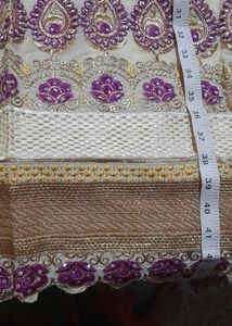 Gold And Purple New Dress (Dress. Dupata.pant )
