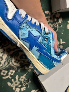 BAPE STA Low Blue Camo Sneakers