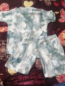 Stylish Abstract Print Co-ord Set