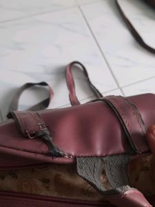 Bag Filled With Lot Of Stationary Items