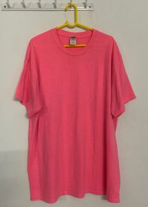 Imported Unisex Neon Pink Oversized T-Shirt