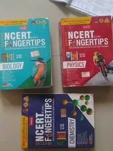 NCERT Fingertips Books Phy Chem and Biology