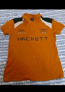 Hackett Aston Martin Polo/Adidas orange shirt