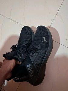Puma Black Running Shoes