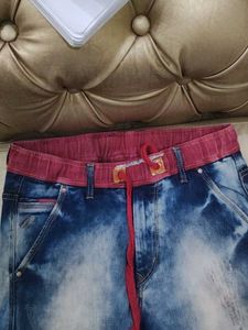 Stylish Men's Blue Washed Jeans
