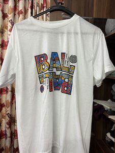 Graphic Print White T-Shirt