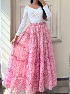 Bohemian Tiered Maxi Skirt
