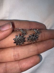 Ethnic Oxidized Silver Choker Necklace