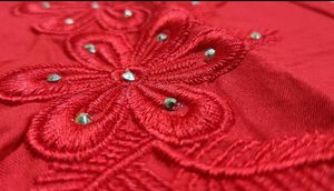 Chic Red Peplum Top