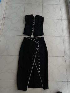 Chic Black Co-ord Set