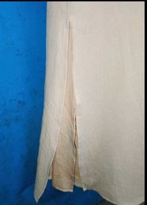 Casual Cream Maxi Dress