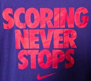 Nike Dri-FIT "Scoring Never Stops" Tee