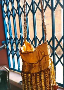 golden potli bag for function
