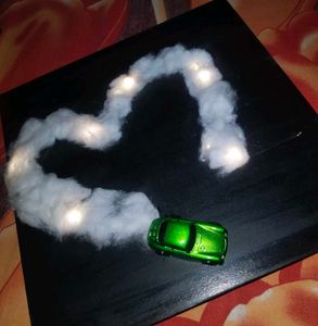 Heartwarming Cloud &amp; Car Light Display ( handmade)