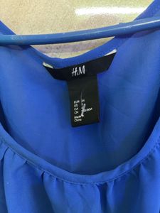 Blue High-Low Dress