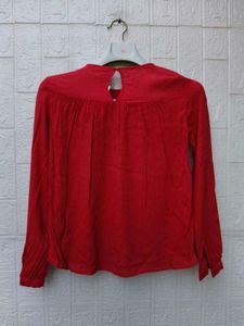 New with tag H&amp;M Casual Red Top