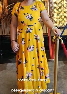 Floral long dress