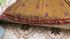 Elegant Paisley Print Ethnic Gown