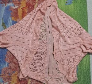 Pink shrug