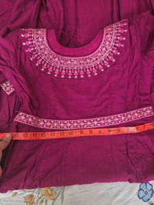 Pure Silk Embroidered Kurta Set from.BIBA