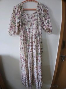 Boho Print Midi Dress