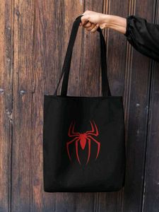 Anime Cloud Print Tote Bag