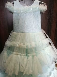 Stunning Ruffled Tulle Gown
