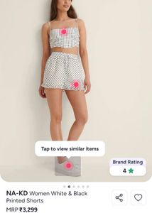 Cute Polka Dot Ruffle Shorts
