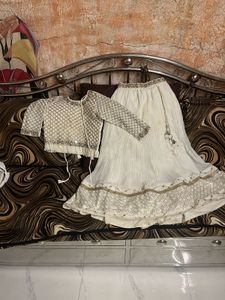 Elegant White Lehenga Choli Set