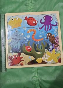 Ocean Theme Kids Wooden Puzzle