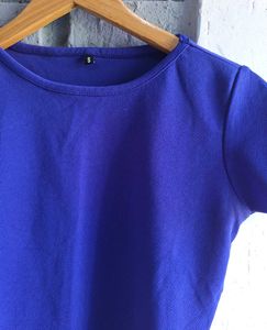 Combo Pack: Pastel &amp; Royal Blue Crop Tops