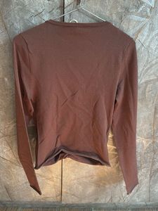 Chic Ruched V-Neck Top