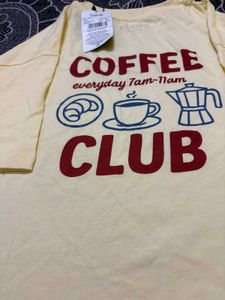 Coffee Club Graphic Tee 💛