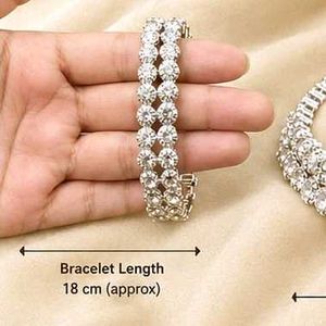 Sparkling Rhinestone Jewellery Set