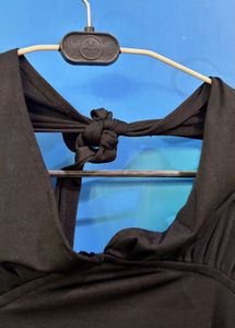 Elegant Black Dress with Embellishments
