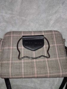 Plaid Crossbody Handbag