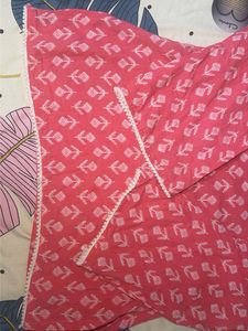 Vibrant Pink Kurti with Unique Print