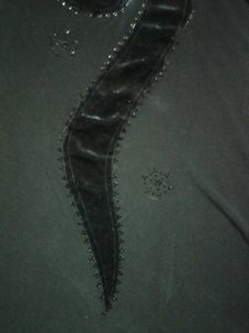 Elegant Black Abaya Dress with stole