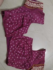 Embroidered Silk Saree