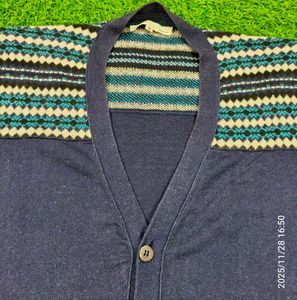 Imported Navy Blue Cardigan