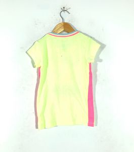 Neon Green Printed T-Shirt(Girl’s)