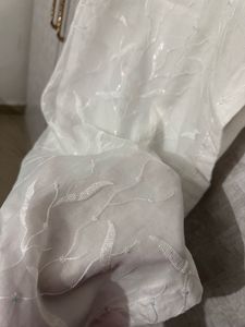 White V-Neck kurta