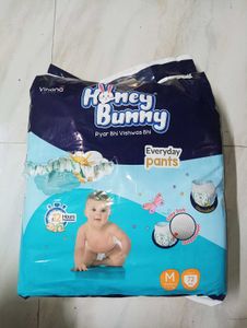 Honey Bunny Baby Diaper Pants - Size M (60 Pcs Lef